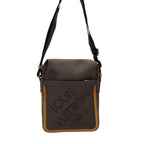 Louis Vuitton Damier Jean Shoulder Bag Citadin Brown — view 3