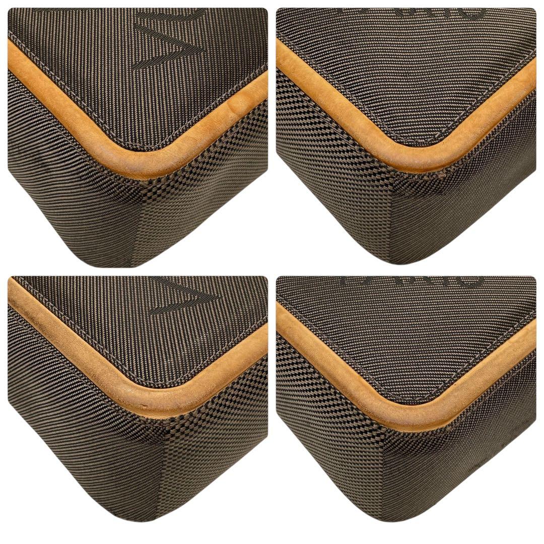 Louis Vuitton Damier Jean Shoulder Bag Citadin Brown — view 6