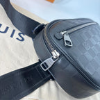 Louis Vuitton Super Damier Infini Ambler Black Belt — view 7