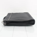 Fendi Selleria Peekaboo Business Bag Handbag Leather Black — view 4