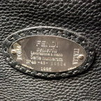 Fendi Selleria Peekaboo Business Bag Handbag Leather Black — view 9