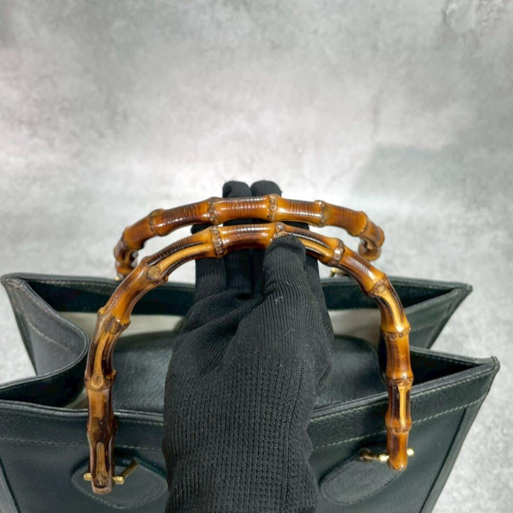 Gucci Handbag Diana Bamboo Black Leather — view 4