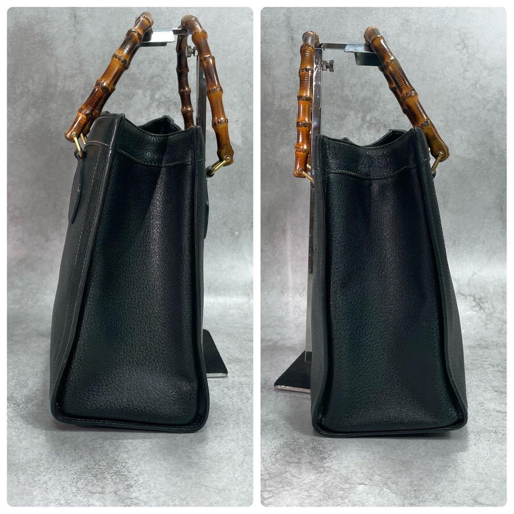 Gucci Handbag Diana Bamboo Black Leather — view 7