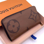 Louis Vuitton Monogram Giant Zippy Wallet Brown — view 2