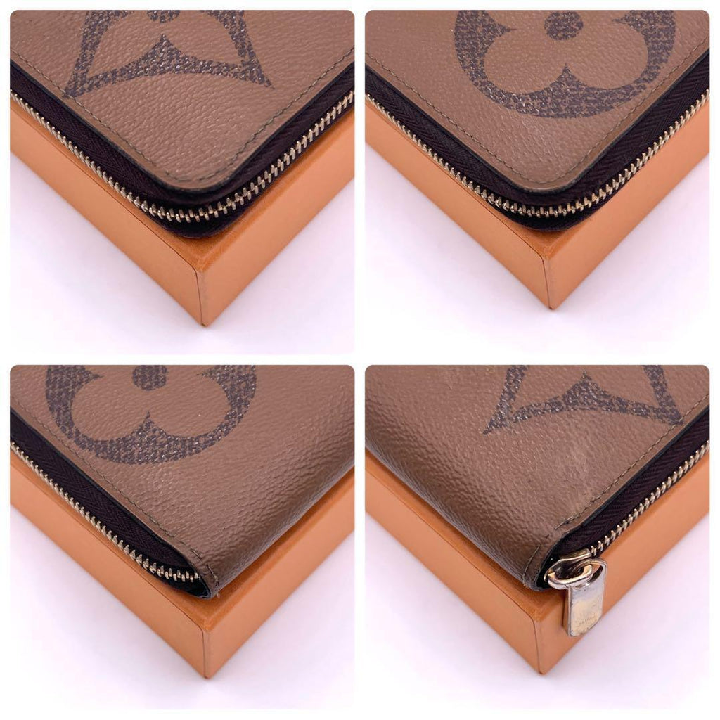 Louis Vuitton Monogram Giant Zippy Wallet Brown — view 7