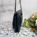 Chanel Chain Wallet Black Quilted Shoulder — view 7