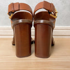 Louis Vuitton Passenger Line Monogram Sandals 37 Brown — view 3