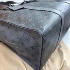 Louis Vuitton Monogram Eclipse Cabas Zip GM Tote Bag Black — view 7