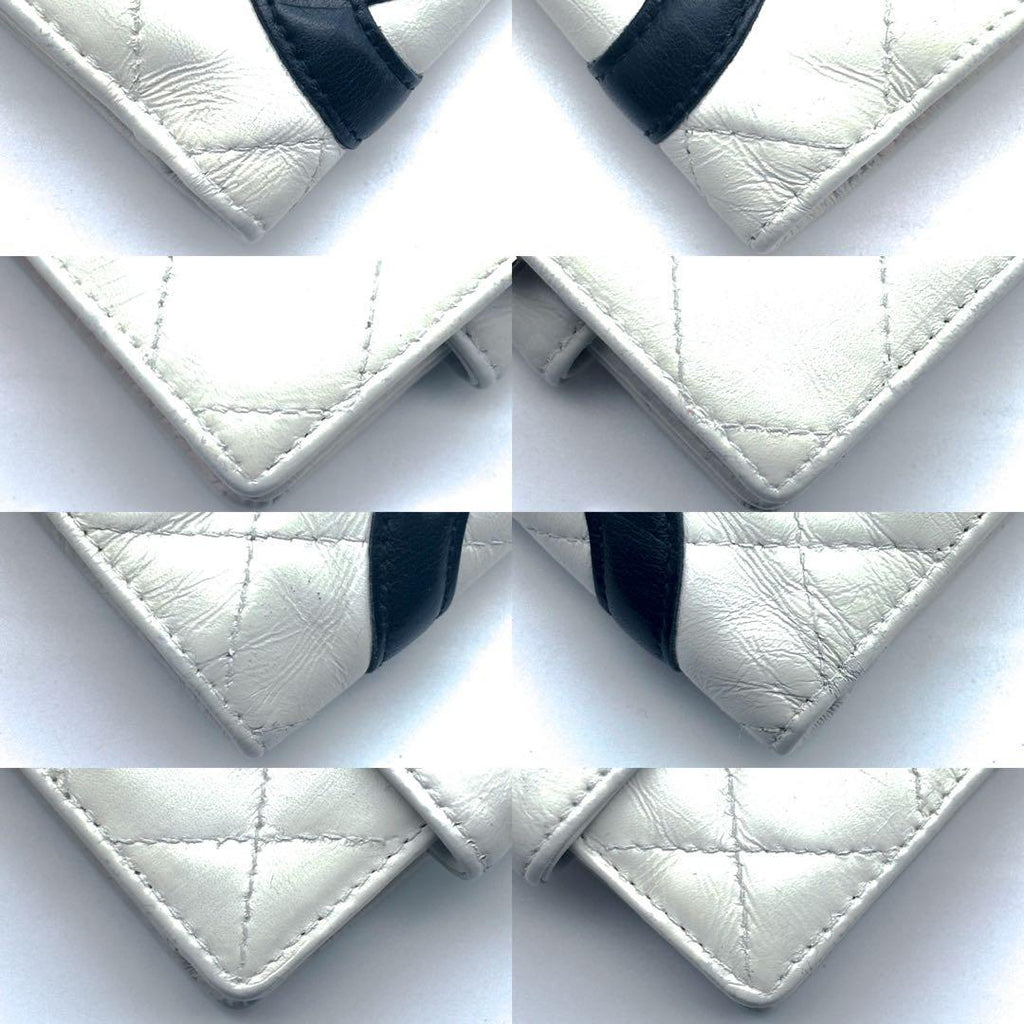 Chanel Wallet Cambon Line Bifold Kiss Lock WH — view 6