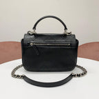 Chanel Quilted Turnlock Single Flap Top Handle — view 3