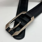 Gucci Era Belt Leather Black Vintage — view 4