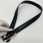 Gucci Era Belt Leather Black Vintage — view 5