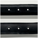 Gucci Era Belt Leather Black Vintage — view 6