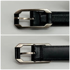 Gucci Era Belt Leather Black Vintage — view 7