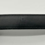 Gucci Era Belt Leather Black Vintage — view 8