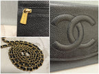 Chanel Quilted Chain Wallet Shoulder — view 5