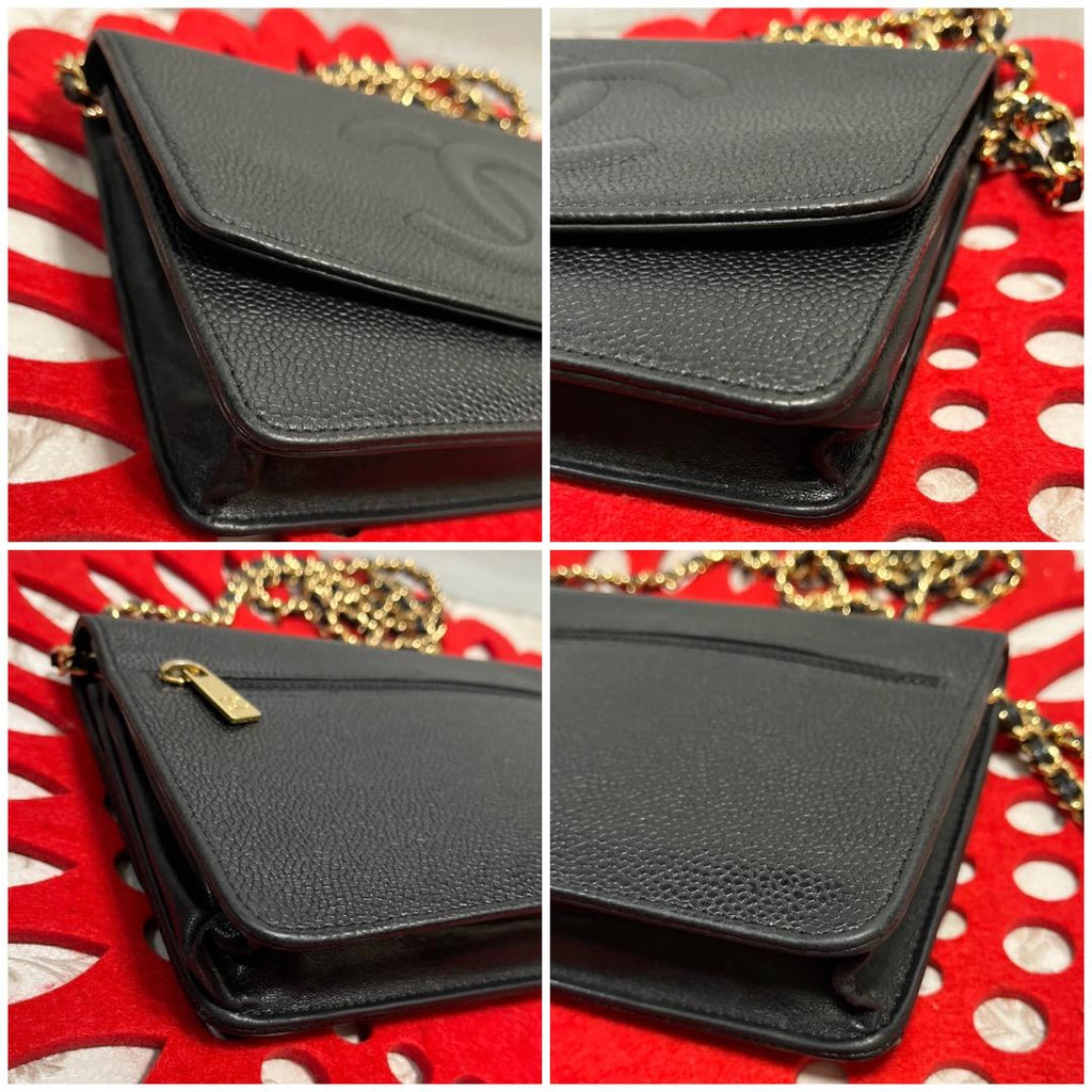 Chanel Quilted Chain Wallet Shoulder — view 6