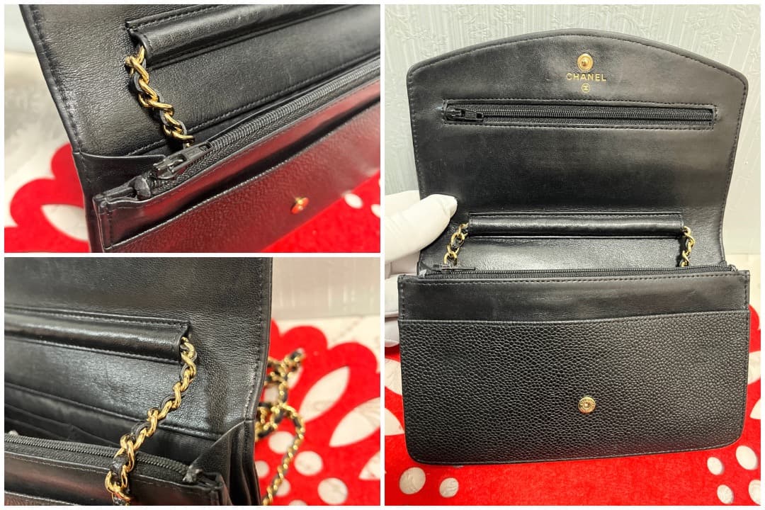 Chanel Quilted Chain Wallet Shoulder — view 7