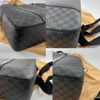 Louis Vuitton Damier Graphite Yawn Business Bag Black — view 8