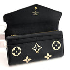 Louis Vuitton Wallet Portefeuille Sarah Bicolor Black — view 3