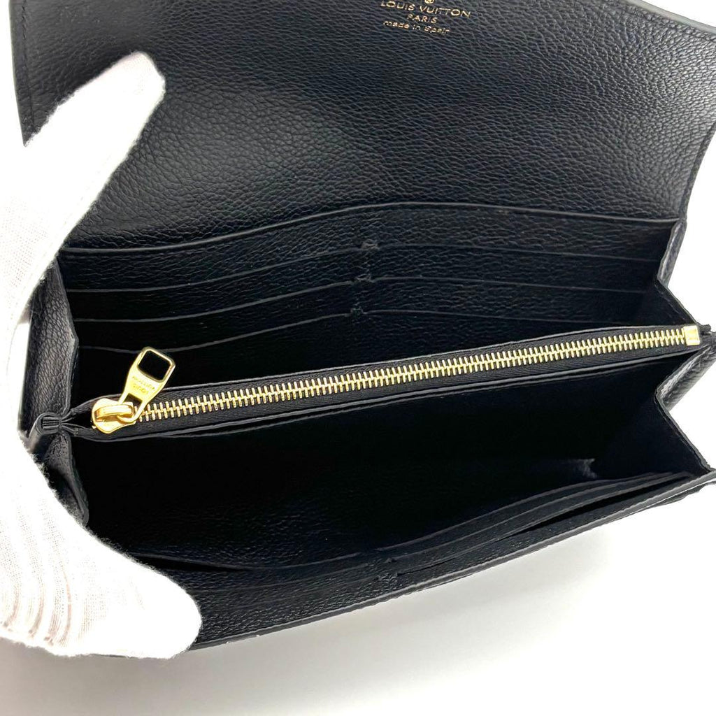 Louis Vuitton Wallet Portefeuille Sarah Bicolor Black — view 4