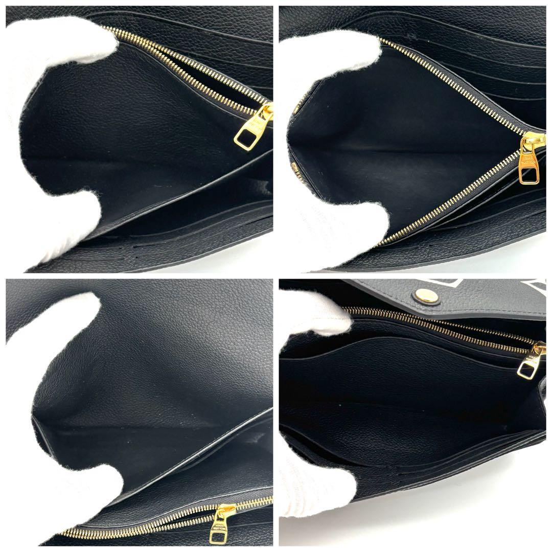 Louis Vuitton Wallet Portefeuille Sarah Bicolor Black — view 5