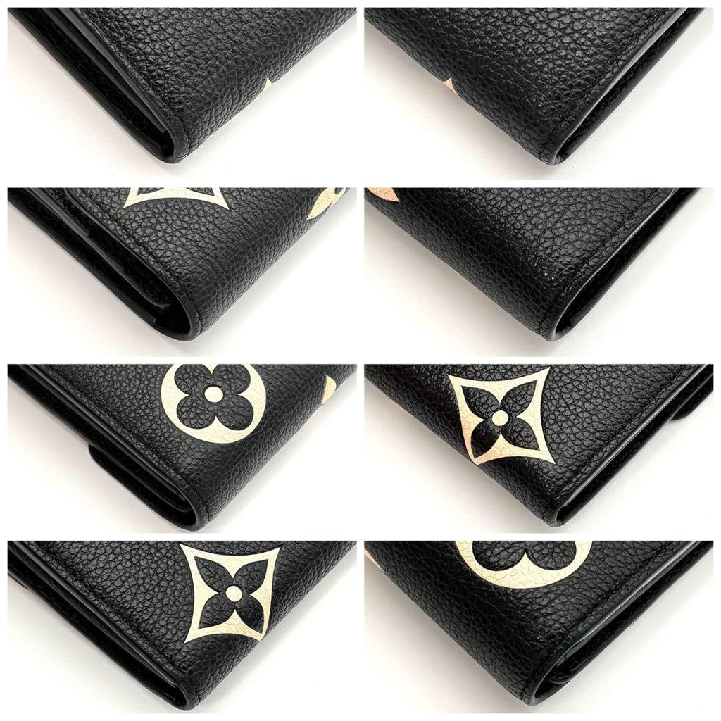 Louis Vuitton Wallet Portefeuille Sarah Bicolor Black — view 8