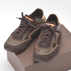 Louis Vuitton Monogram Sneakers 6 Suede Brown Box — view 3