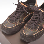 Louis Vuitton Monogram Sneakers 6 Suede Brown Box — view 5