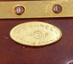 Chanel CC Logo Tortoiseshell Cross Motif Brooch