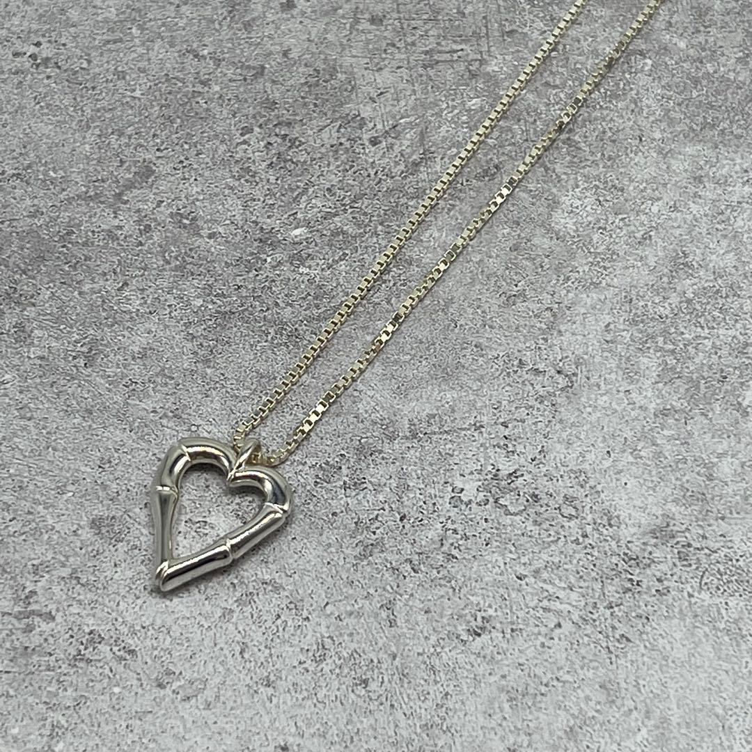 Gucci Bamboo Heart Necklace Venetian Chain