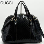 Gucci Micro Guccissima 2-Way Handbag Imprime Black