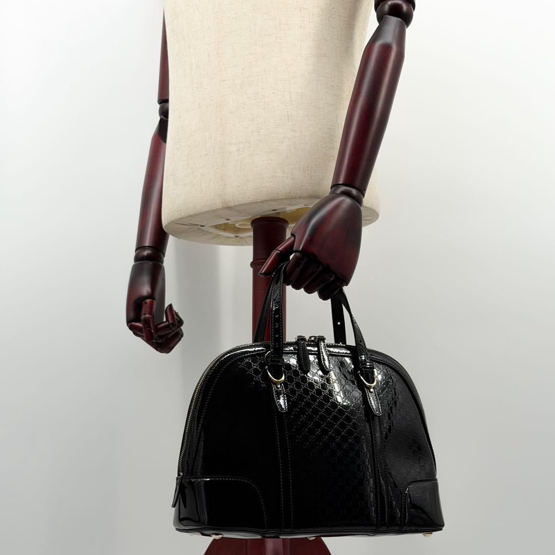 Gucci Micro Guccissima 2-Way Handbag Imprime Black — view 4
