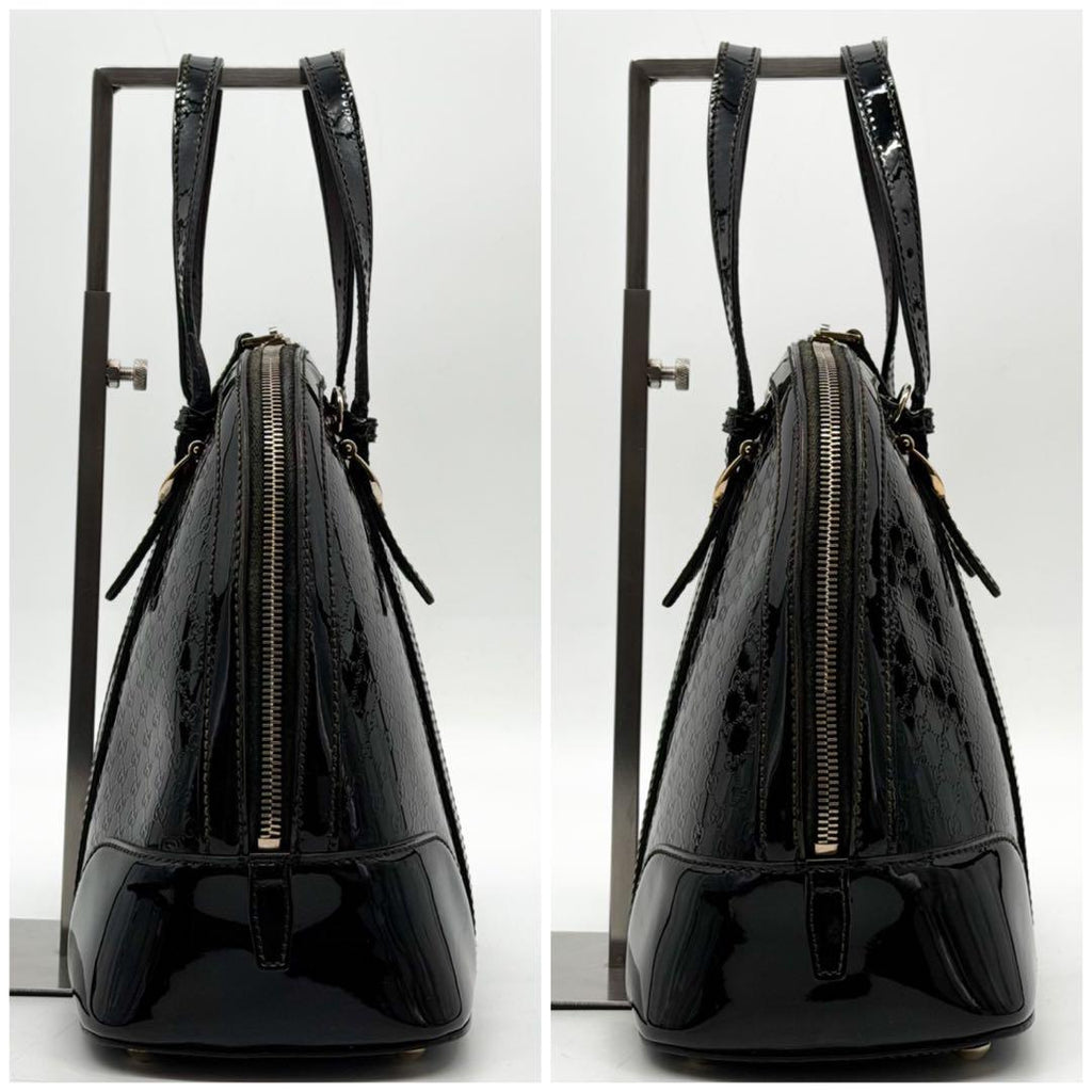Gucci Micro Guccissima 2-Way Handbag Imprime Black — view 6