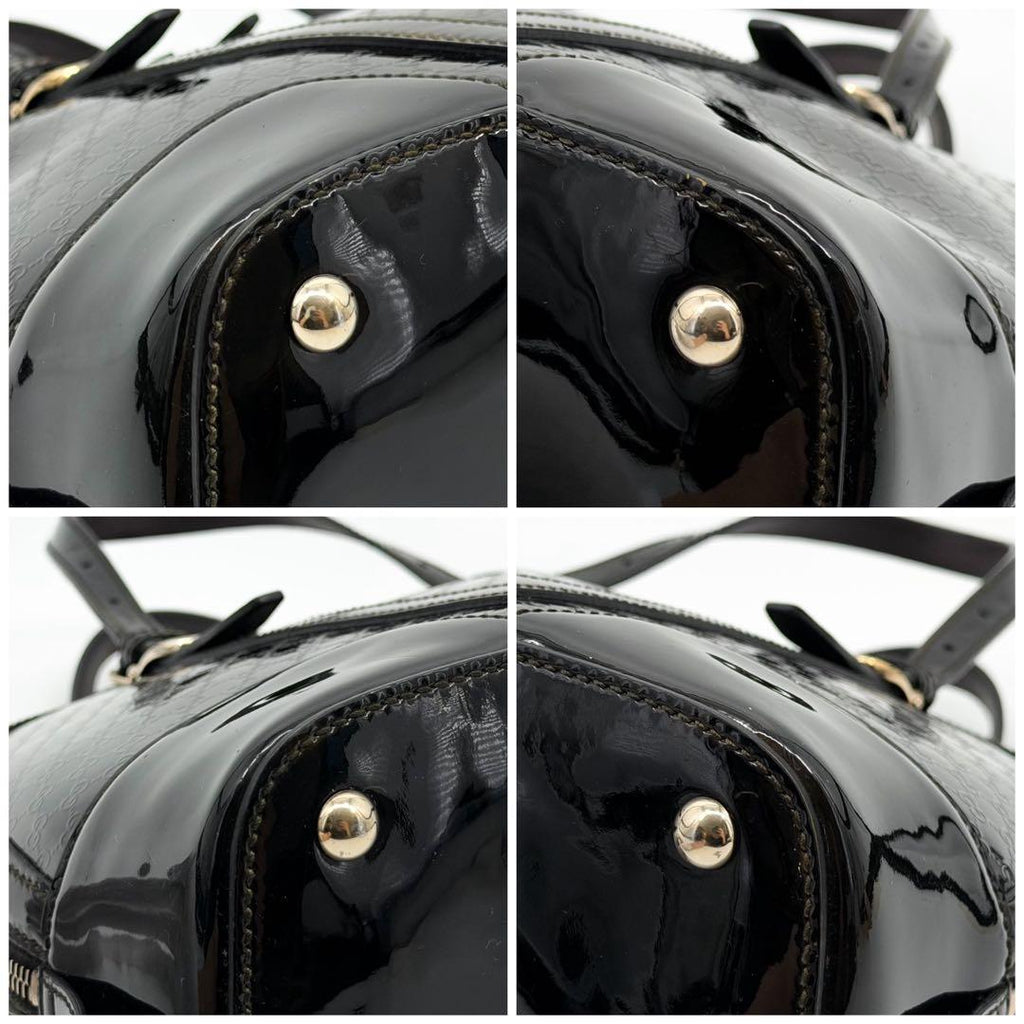 Gucci Micro Guccissima 2-Way Handbag Imprime Black — view 8