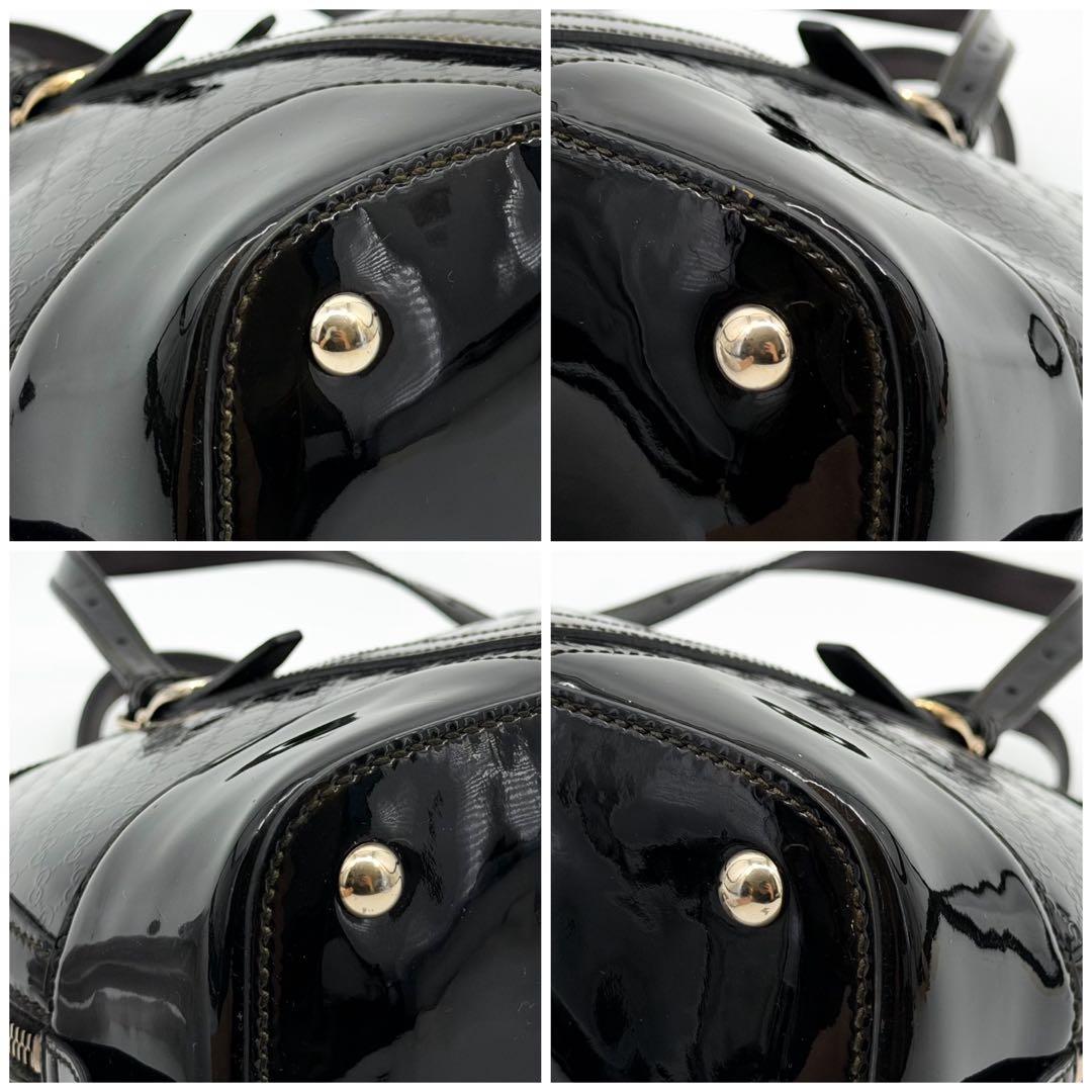 Gucci Micro Guccissima 2-Way Handbag Imprime Black — view 8