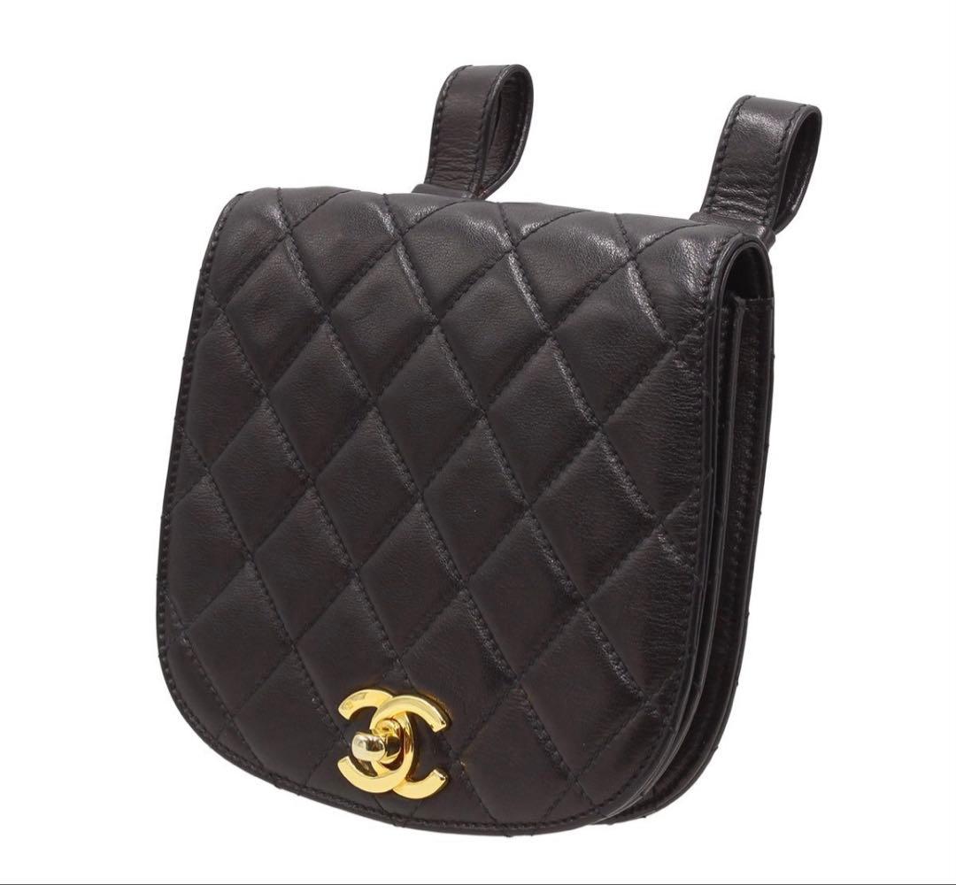 Chanel CC Logo Quilted Mini Waist Pouch — view 4
