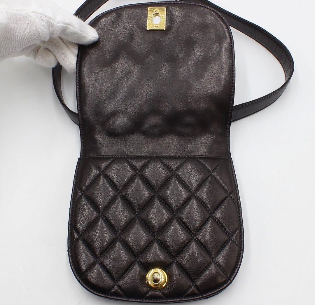 Chanel CC Logo Quilted Mini Waist Pouch — view 8