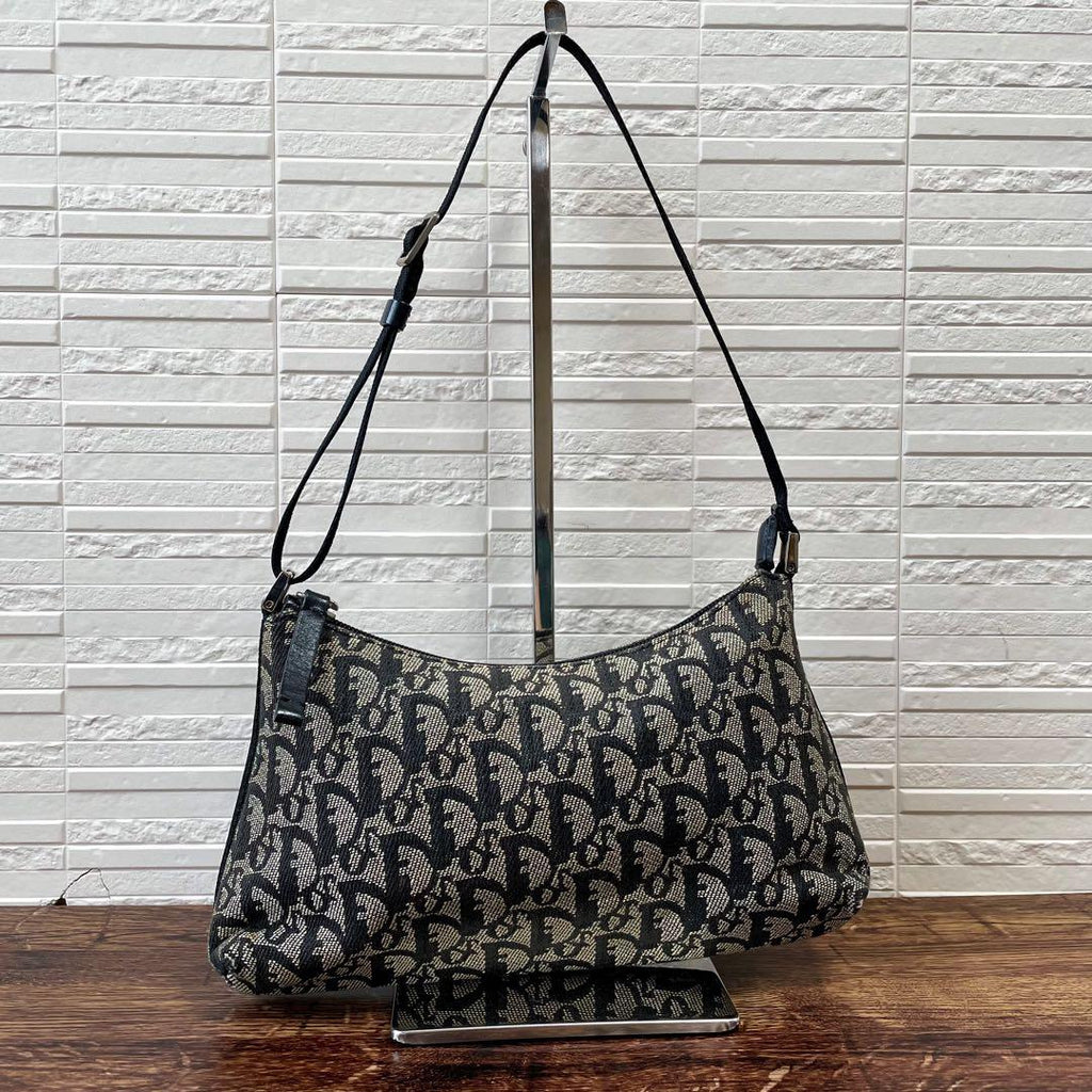 Dior Trotter Canvas Pouch Shoulder Bag — view 2