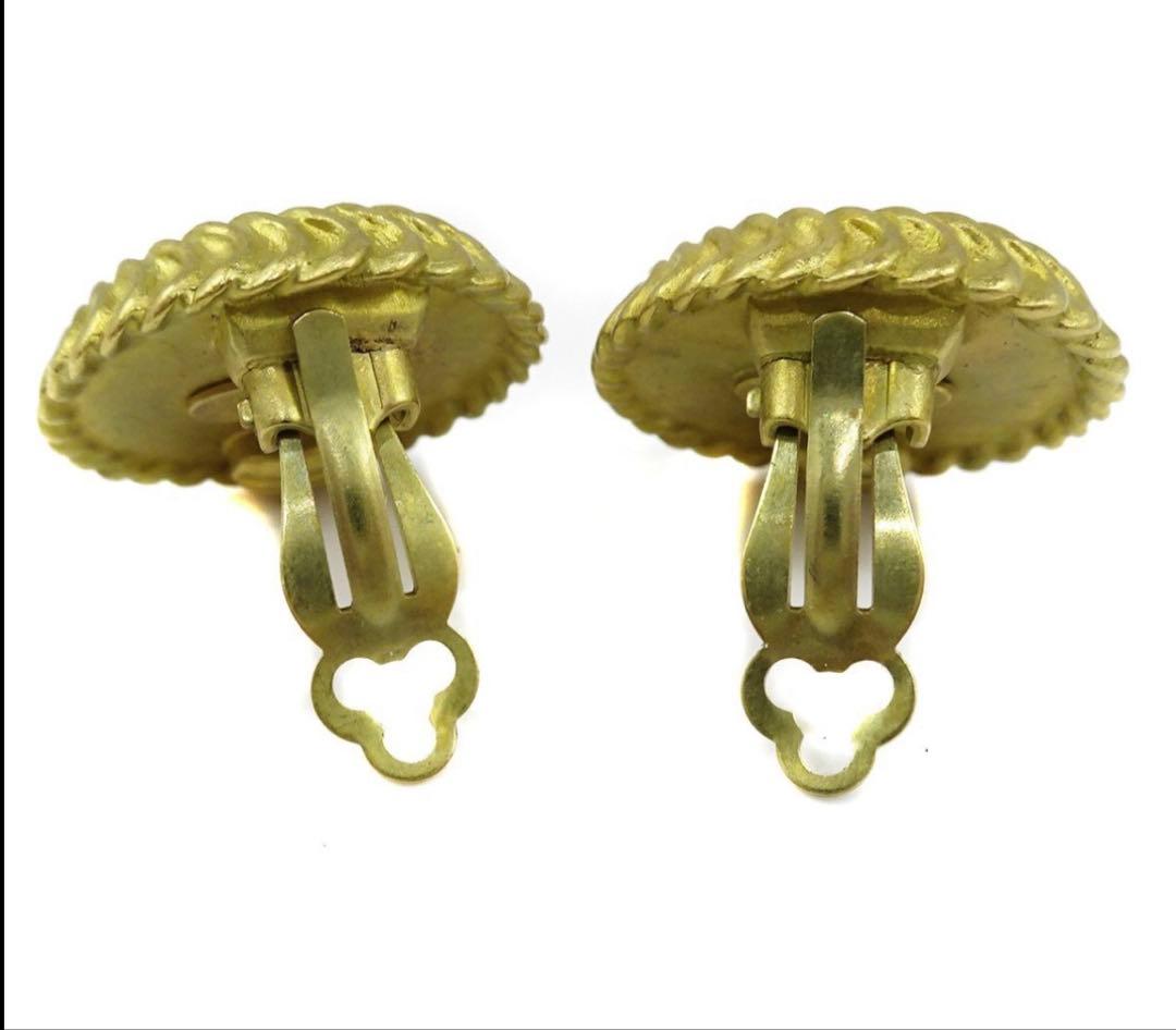 Chanel CC Logo Round Earrings — view 4