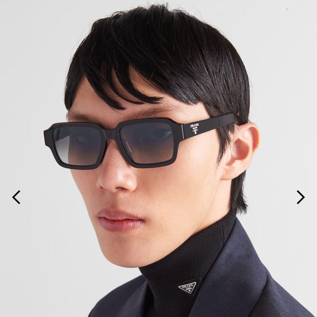 Prada Square Gradient Sunglasses Boston Logo Eyewear — view 2
