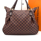 Louis Vuitton Damier Evora MM Tote Shoulder Bag — view 2