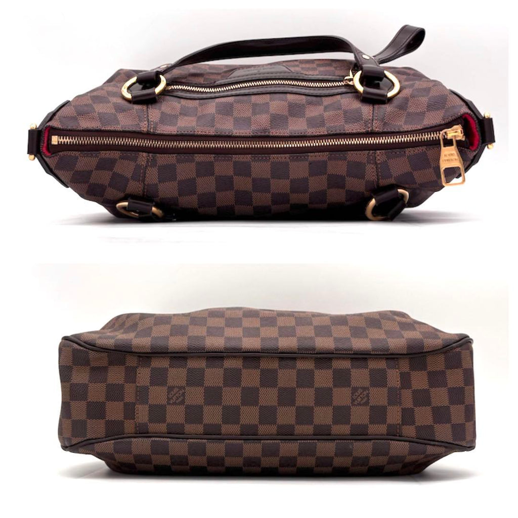 Louis Vuitton Damier Evora MM Tote Shoulder Bag — view 6