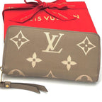 Louis Vuitton Zippy Wallet Bicolor Beige White