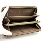 Louis Vuitton Zippy Wallet Bicolor Beige White — view 3