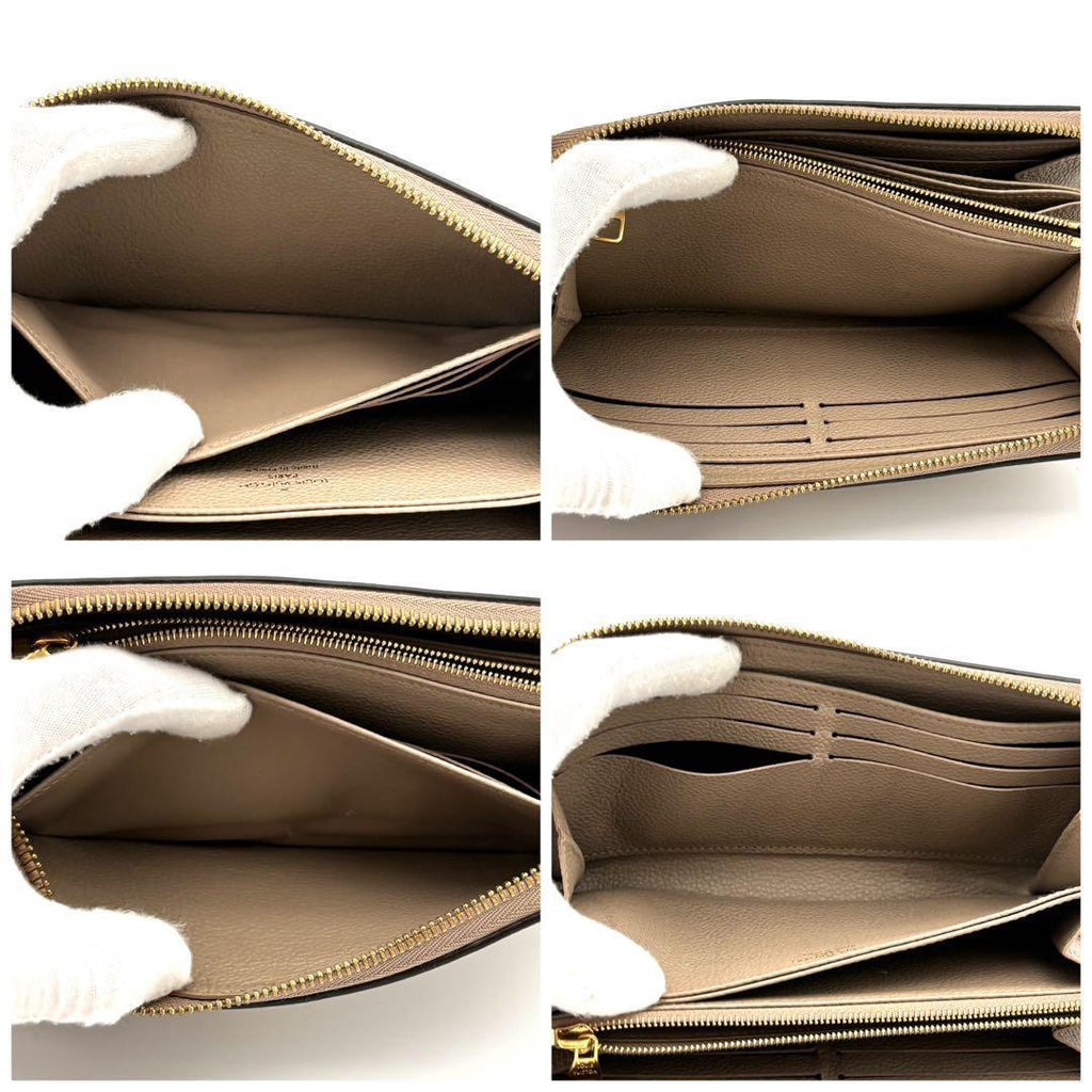Louis Vuitton Zippy Wallet Bicolor Beige White — view 5