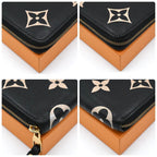 Louis Vuitton Empreinte Bicolor Zippy Wallet Black — view 8