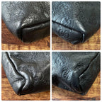 Gucci GG Guccissima Leather Shoulder Bag Messenger All Over Print Black — view 6