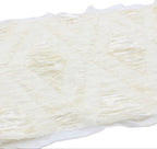 Gucci Silk Shawl Scarf Pleated Ivory — view 3