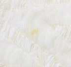 Gucci Silk Shawl Scarf Pleated Ivory — view 4